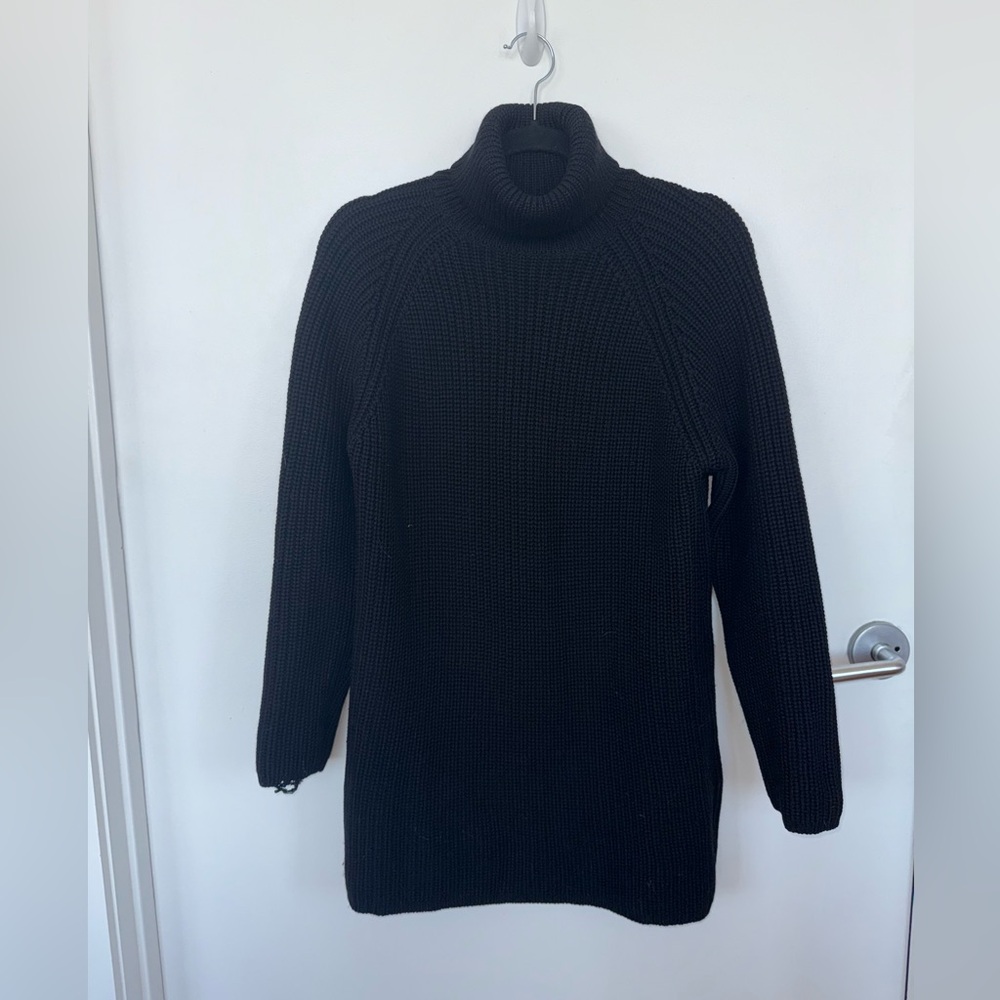 DKNY Classic Black Turtleneck Sweater